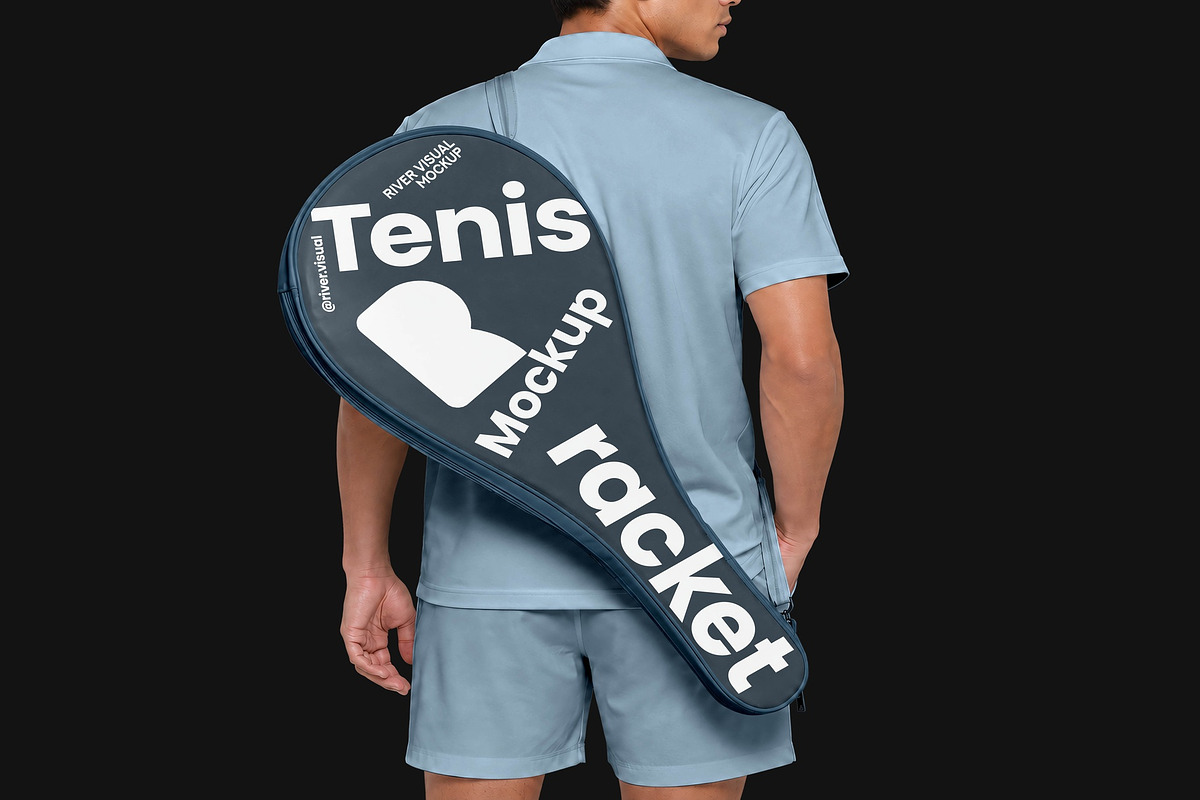 Tenis Bag Mockup, a Merchandise Mockup by River Visual (Photo 2 of 2)