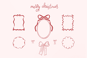 Christmas Hand Drawn Line Art, a Seasonal Illustration by Summer Nightingale Art (Thumbnail 7 of 19)