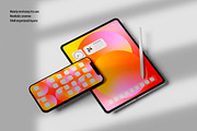 Tablet & Phone Screen Mockup Set, an iPad Mockup by Mego-studio (Thumbnail 6 of 7)