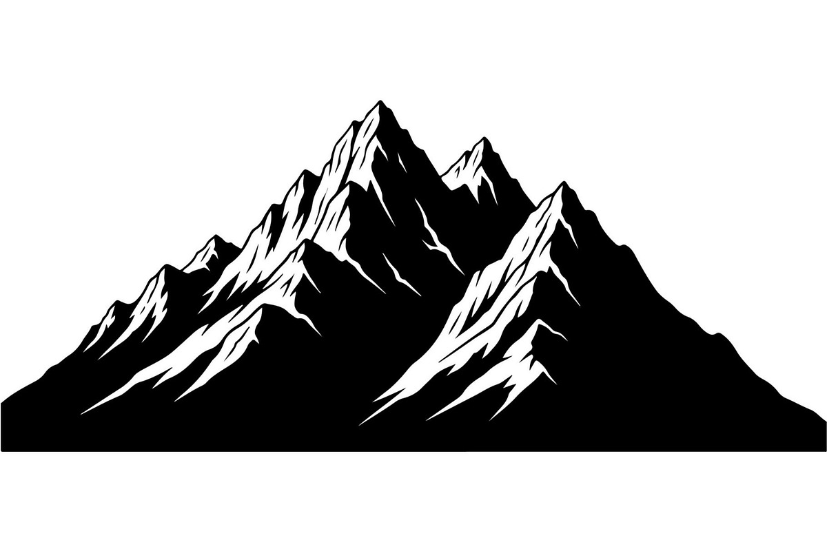 Mountain Range Silhouette, an Object Graphic by Designer_Momina (Photo 10 of 20)