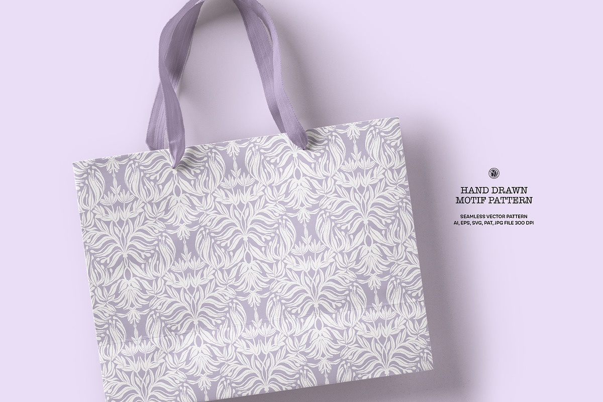 Hand Drawn Motif Wallpaper, a Wallpaper Graphic by Bloomart Studio (Photo 6 of 7)