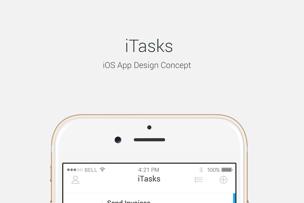 iTasks - IOS UI Kit, an UI Kit Template by Laurentiu Cotet (Photo 9 of 10)