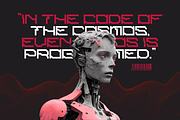 Alpha Cyberpunk - Modern Sci-fi Font, a Sans Serif Font by Nirmana Visual (Thumbnail 2 of 9)