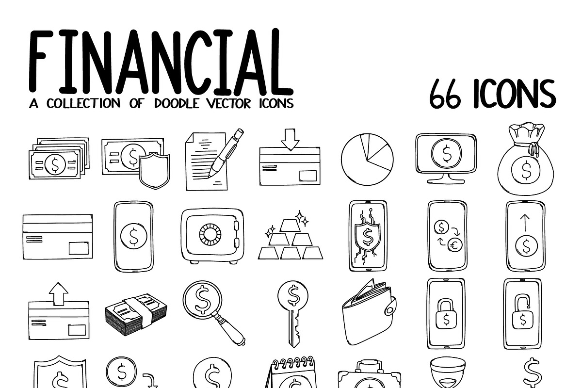 4300+ Hand-Drawn Doodle Icons Bundle, an Outline Icon by TKDoodle (Photo 16 of 36)