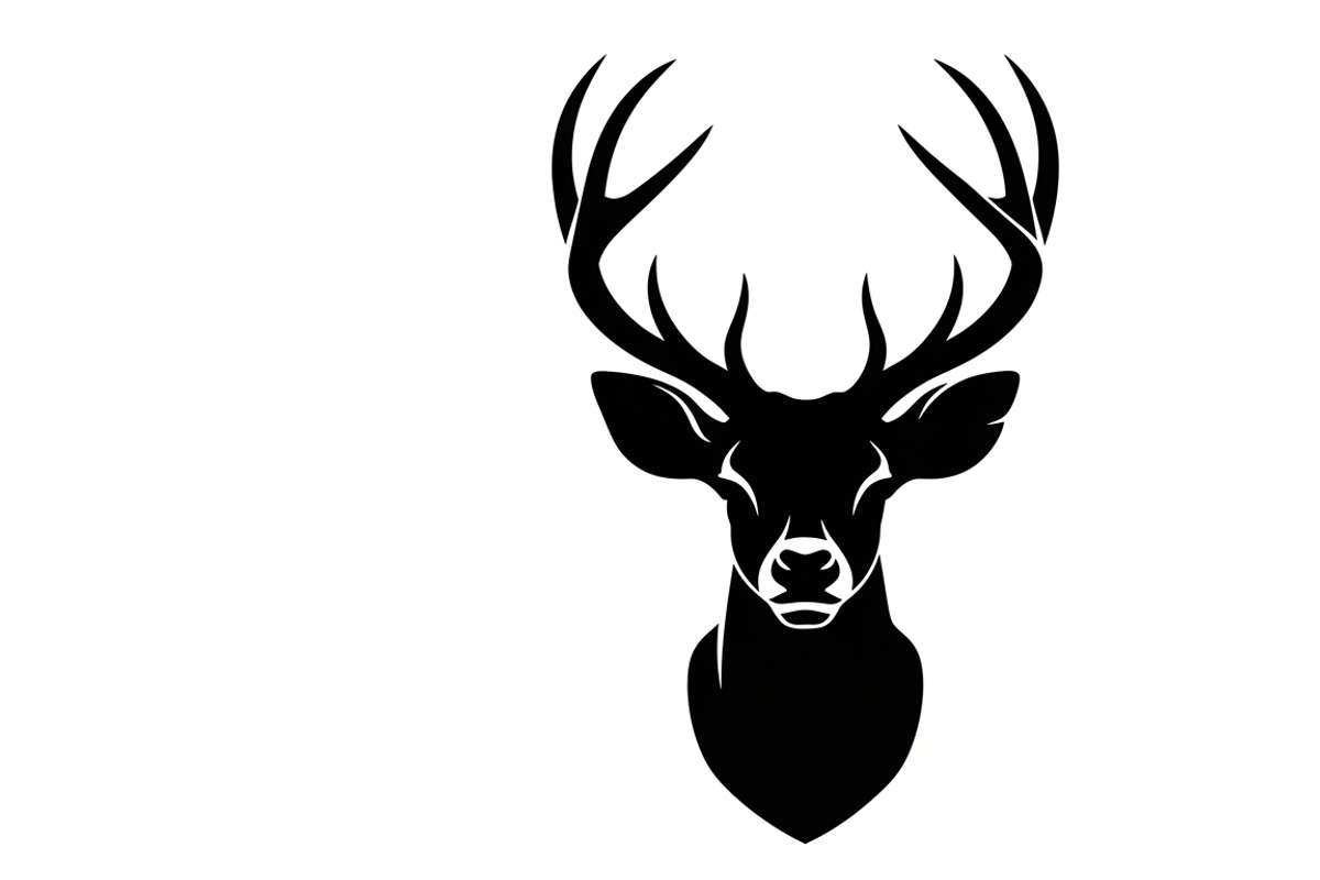 deer head wall mount silhouette, an Illustration by Amazin_art (Photo 10 of 51)