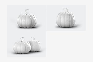 Halloween Pumpkin Mockup