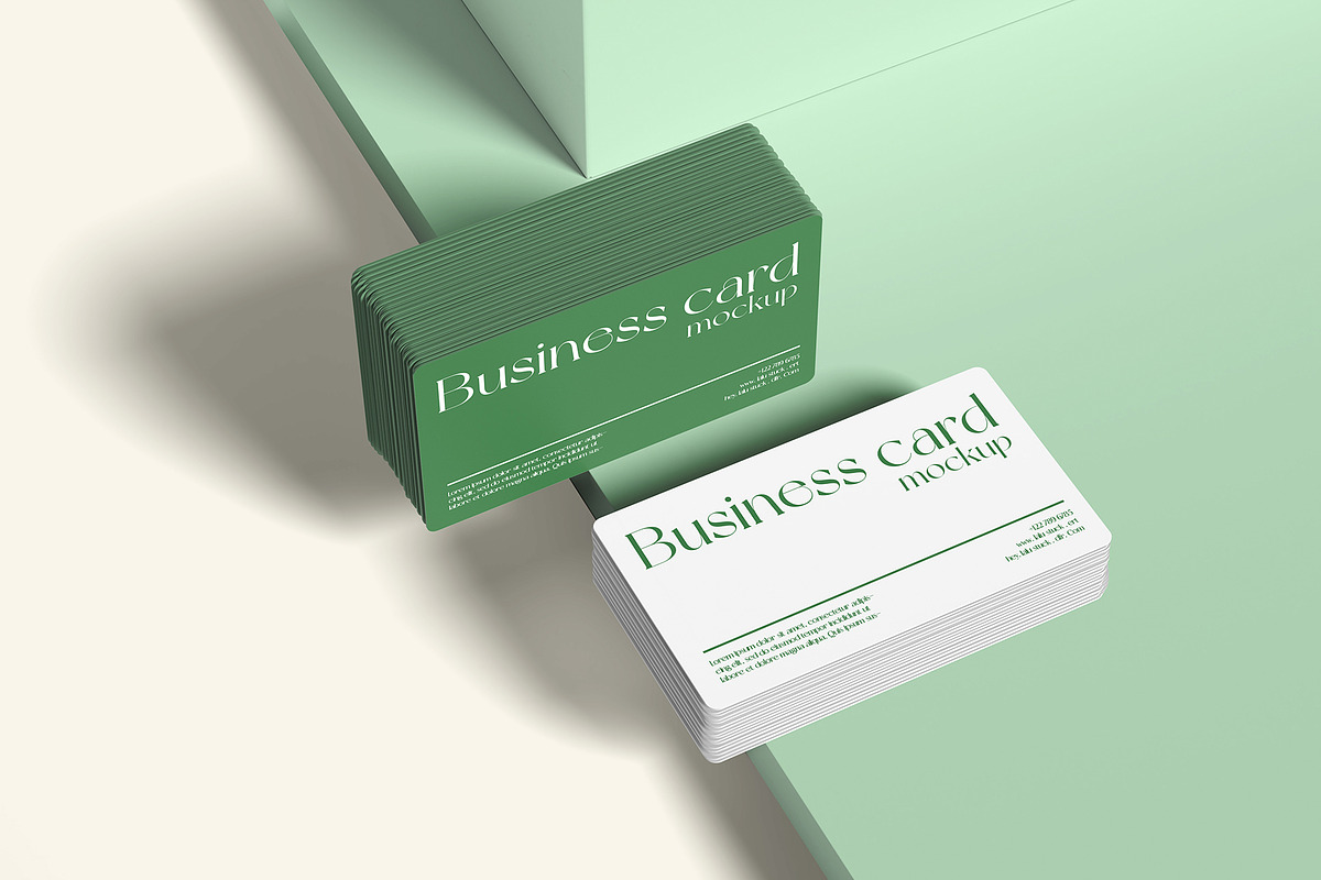 Business Card mockup, an Advertising Mockup by Graphicbars (Photo 3 of 6)