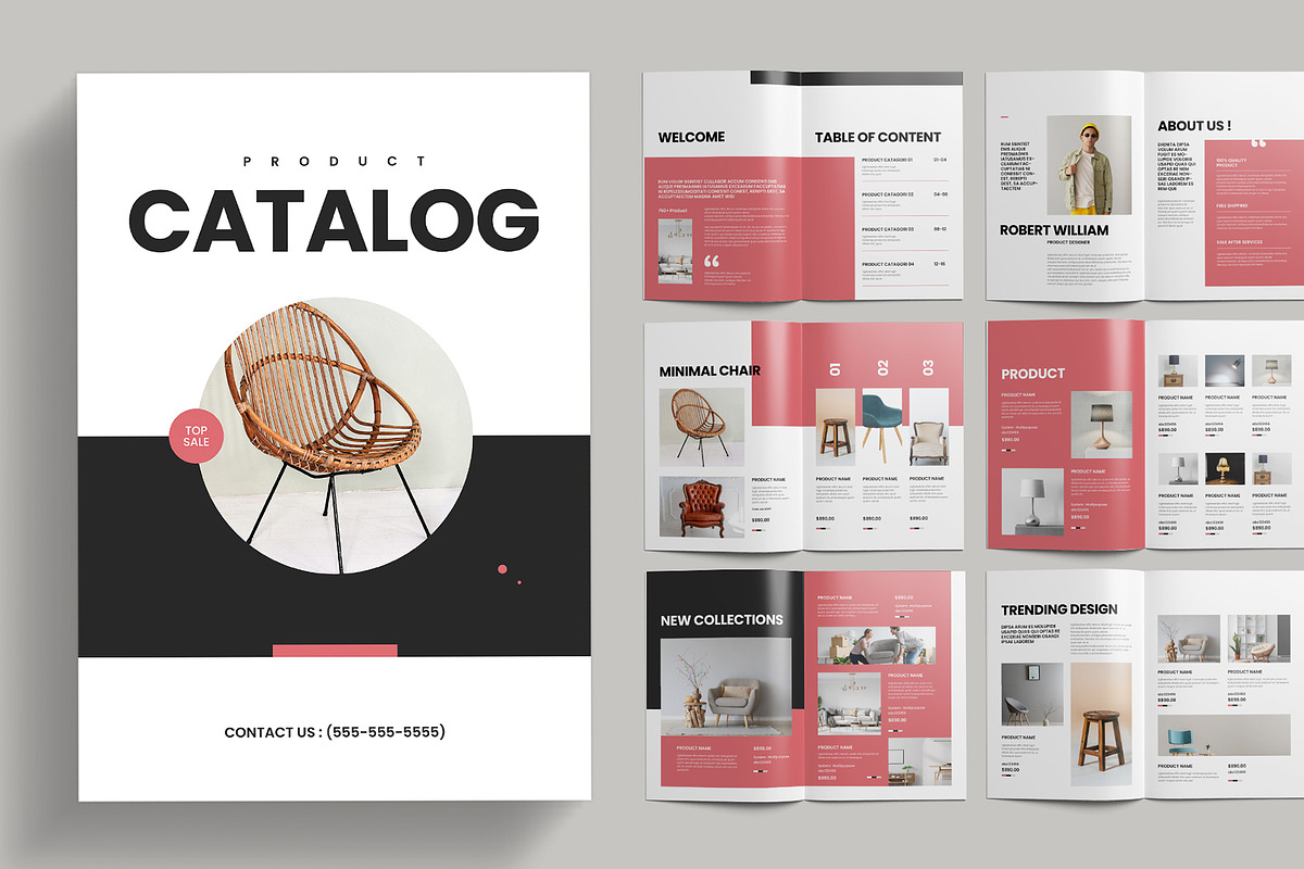 Catalog Brochure Template, a Brochure Template by Pixelpick (Photo 1 of 9)