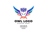 Owl Gradient Logo Template, a Branding & Logo Template by Artlogs x Modaldesain (Thumbnail 2 of 2)