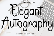 Elegant Autography, a Sans Serif Font by FreshTypeINK (Thumbnail 1 of 7)