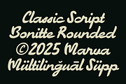 Bonitte - Classic Script, a Script Font by Marvadesign (Thumbnail 7 of 10)