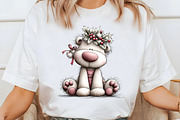 Whimsical Polar Bear Clipart, an Illustration by Libby Wishes (Thumbnail 4 of 7)