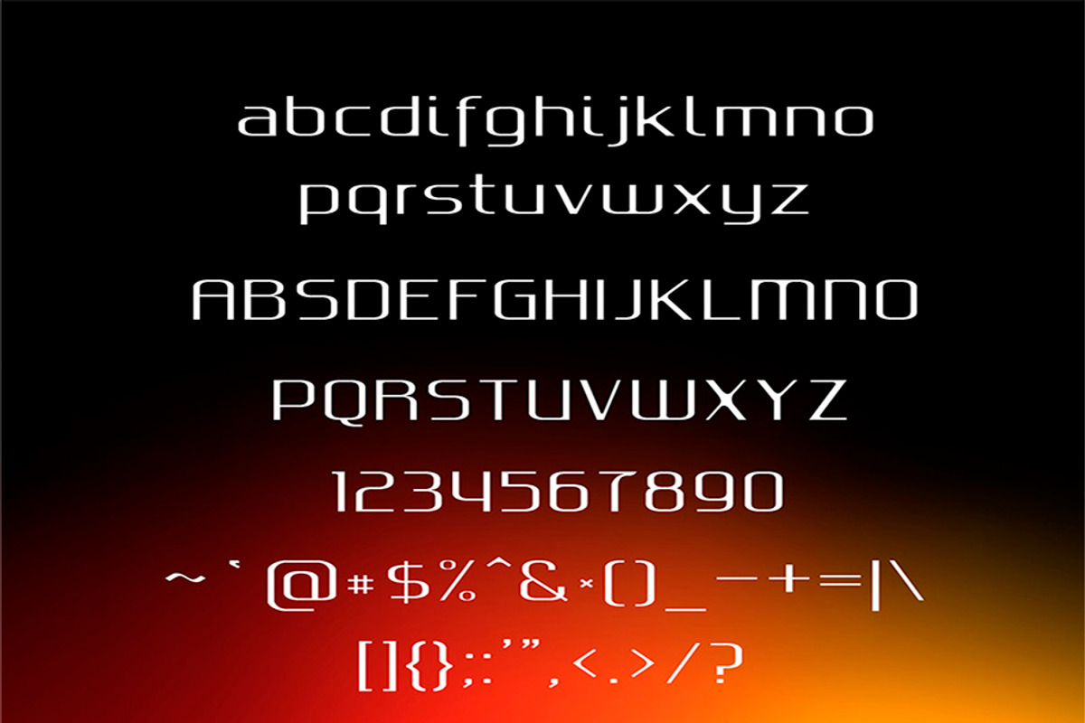 Digital Minimalistic, a Sans Serif Font by EgoistFonts (Photo 9 of 10)