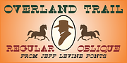 Overland Trail JNL, a Font by Jeff Levine Fonts (Thumbnail 1 of 5)