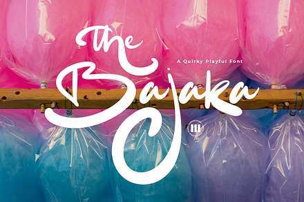 The Bajaka | A Unique Font