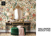 Dressing Room Wallpaper Mockup PSD, a Household Mockup by 1001 mockups (Thumbnail 1 of 15)