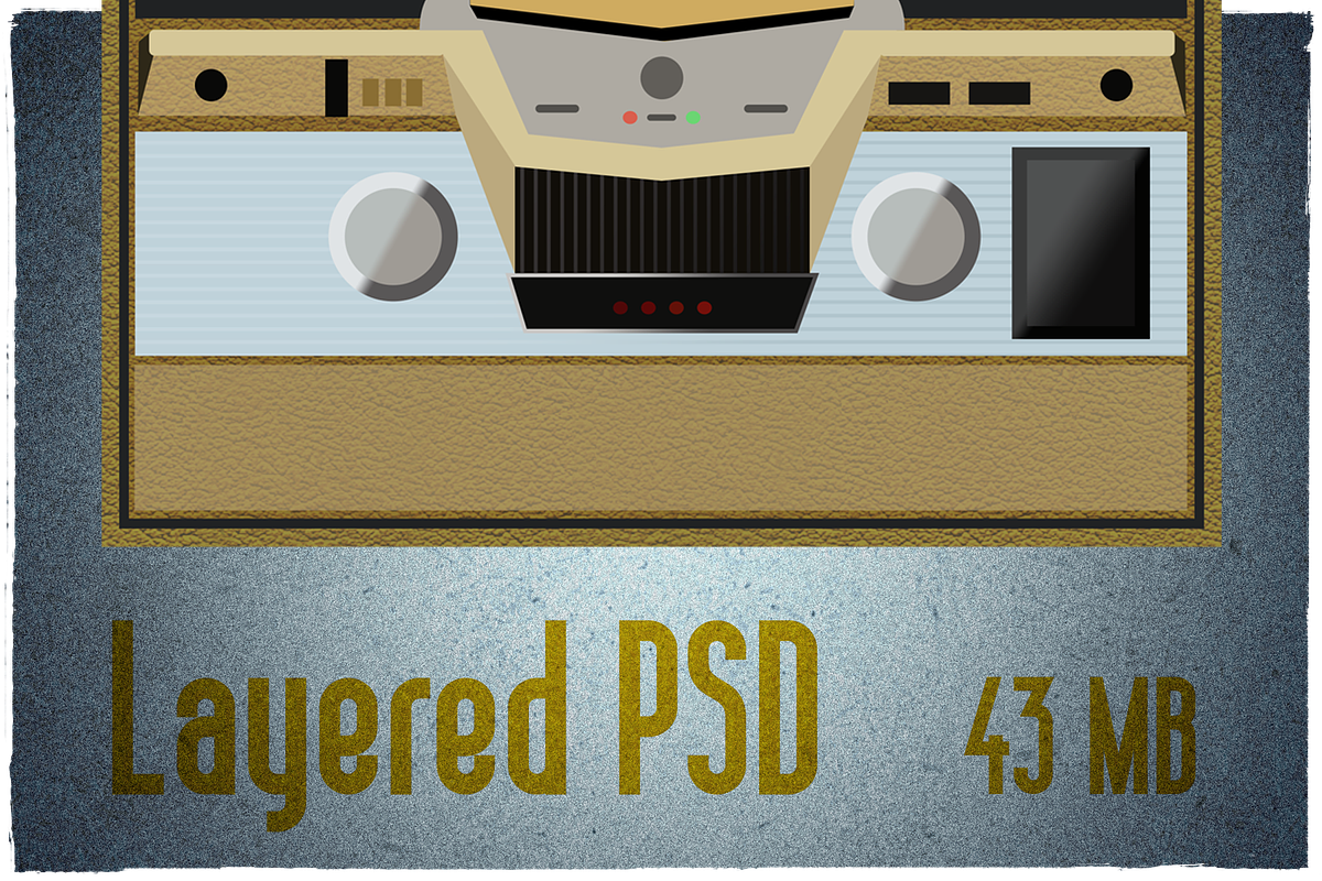 Vintage RCA Victor Recorder, an Object Illustration by Salt & Light Creative (Photo 3 of 3)