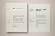 Simple Modern Resume, a Resume Template by graphicook (Thumbnail 2 of 3)