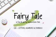 Fairy Tale - Handwritten Whimsy Font, a Handwritten Font by NordicStyleSE (Thumbnail 1 of 9)