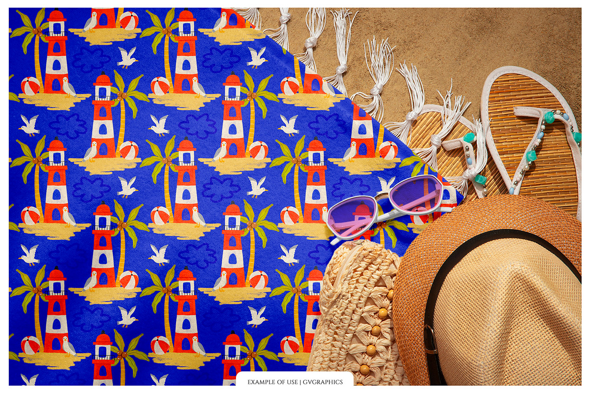 Summer Weekend Collection, a Seasonal Illustration by GVGraphics (Photo 15 of 18)