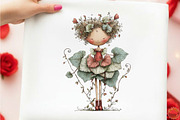 Whimsical Easter Fairy Clipart, an Illustration by designcity5 (Thumbnail 5 of 5)