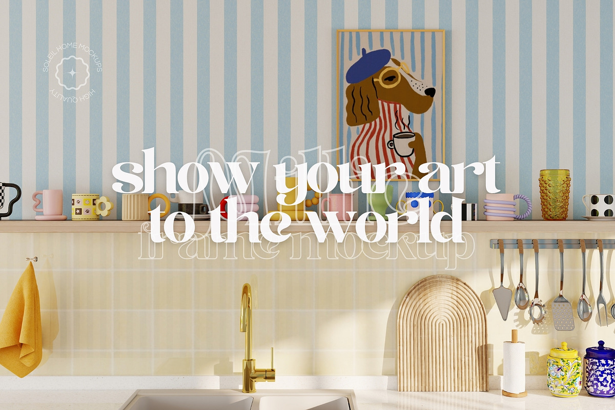 MILLIE | Kitchen Frame Mockup Set, a Household Mockup by SoleilHomeMockups (Photo 10 of 12)