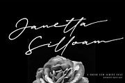 Janetta Silloam//Signature Font, a Script Font by HanzelSpace Studio (Thumbnail 1 of 7)