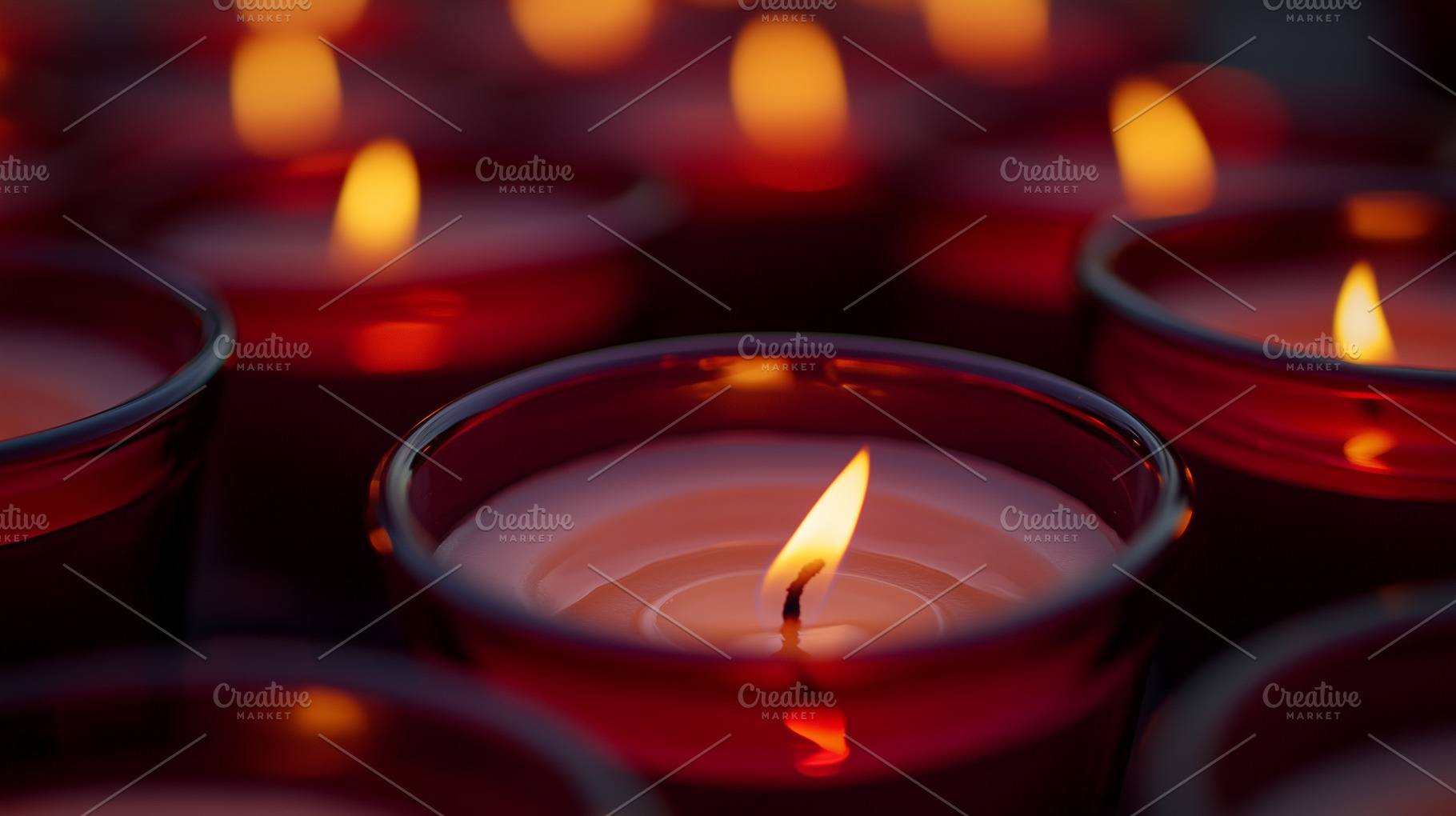 Close up on burning intention candle, a Wallpaper Photo by MistyDay