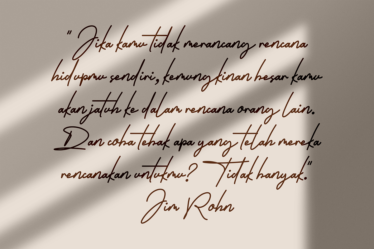 Alatheen Monoline Script style font, a Script Font by mahstudios (Photo 2 of 8)