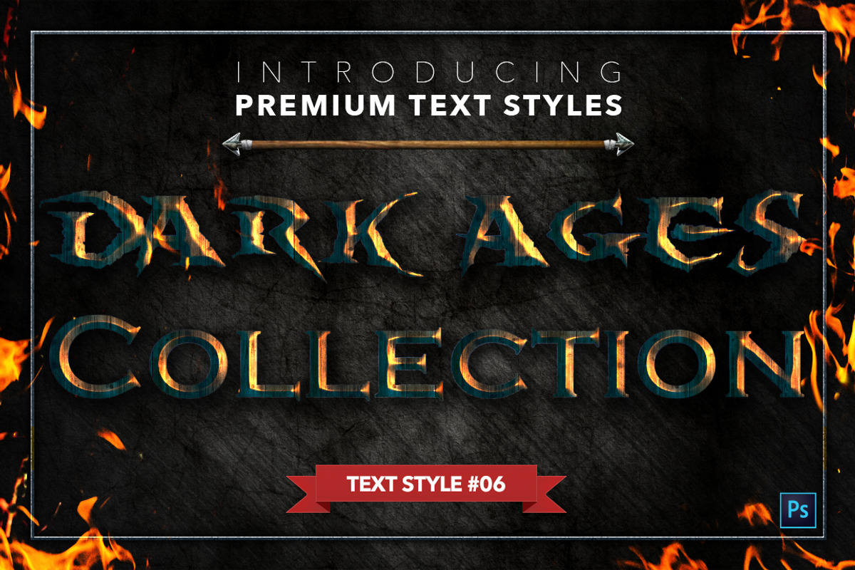 Dark Ages #1 - Text Styles preview 7