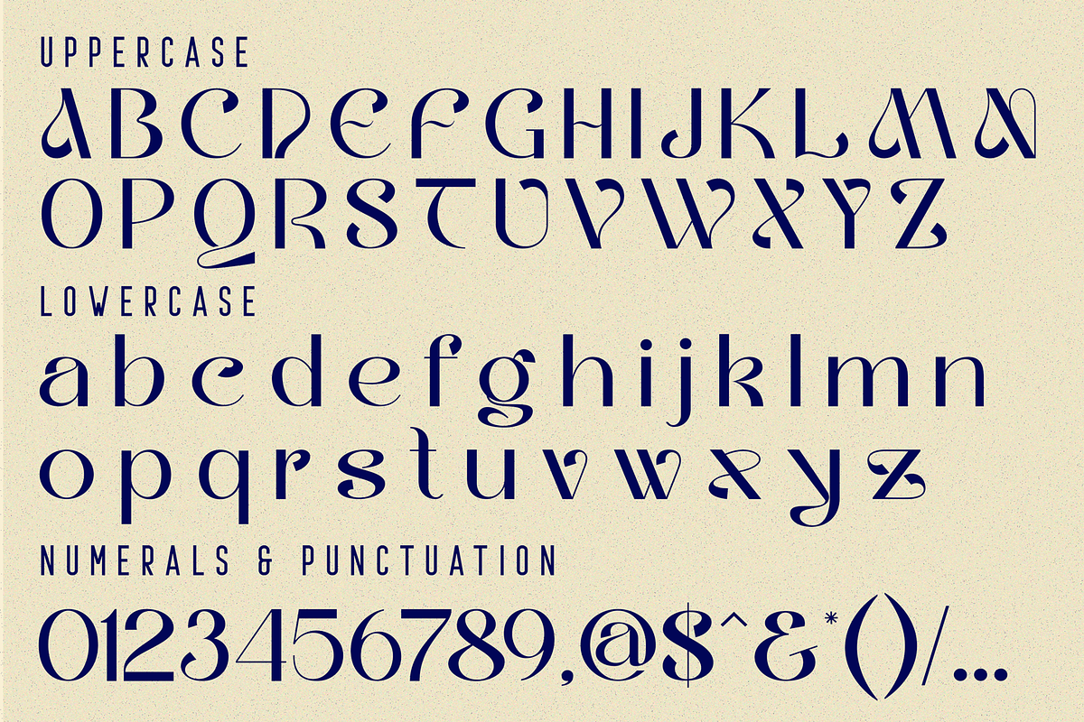Endlessly Traditional - Ligature Fon, a Sans Serif Font by 177Studio (Photo 7 of 8)