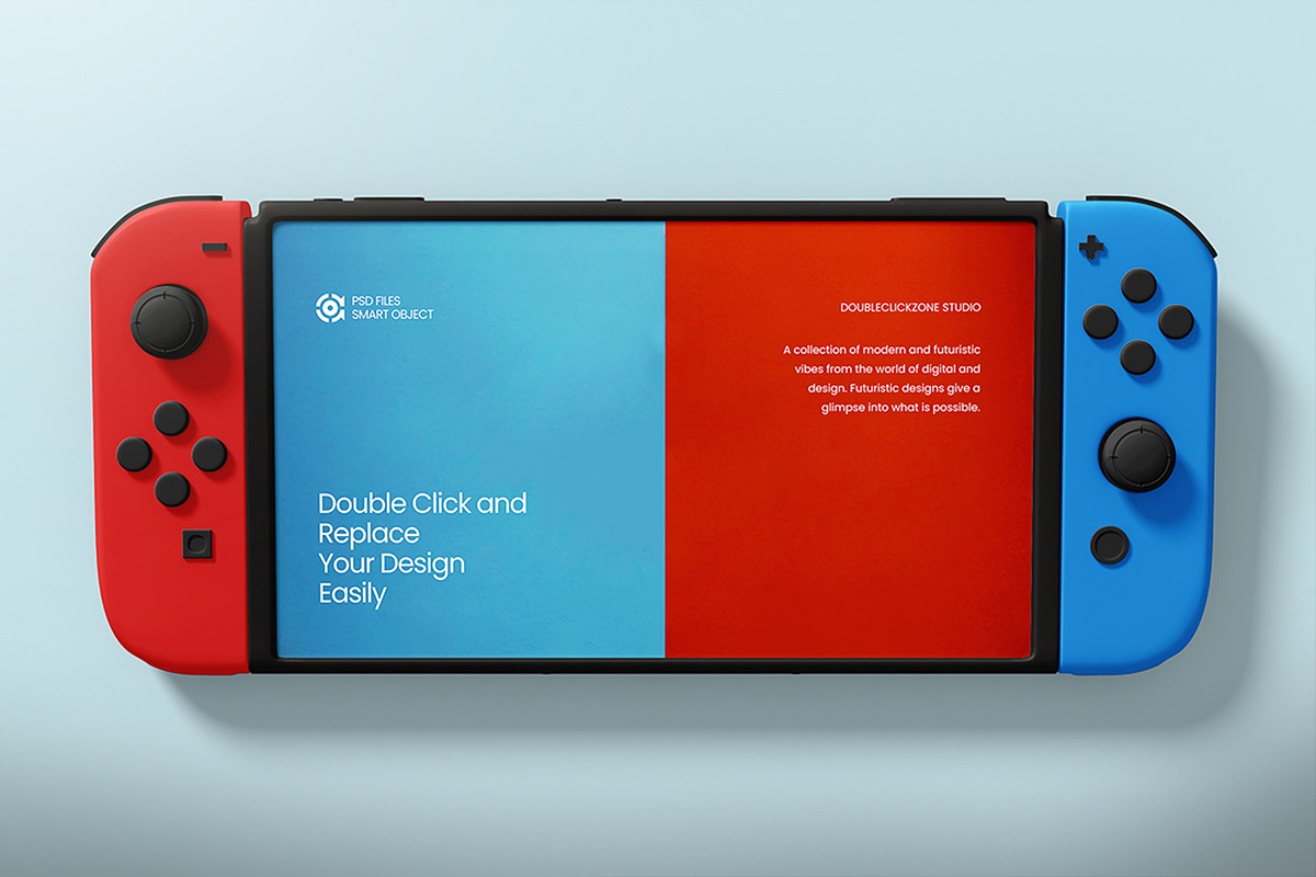 Nintendo Mockup, a Wearable Device Mockup by Mockupnine (Photo 3 of 4)