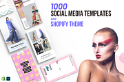 Social Media & Shopify 2.0 Templates, a Marketing Template by Kay Designs (Thumbnail 3 of 10)
