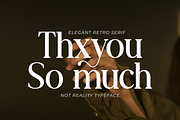 Not Reality - Retro Serif Font, a Serif Font by Flawless And Co (Thumbnail 10 of 10)