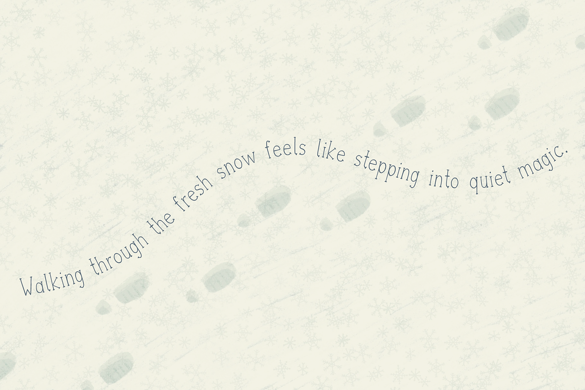Snowflake Season, a Handwritten Font by Jelena Sardi (Photo 6 of 7)