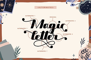 Magic Letter - Bold Hand-Lettered