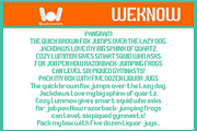 Typewriter font, a Sans Serif Font by weknow (Thumbnail 8 of 8)