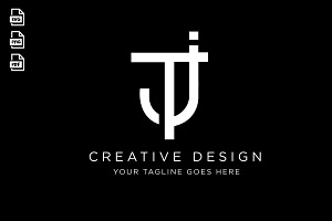 Minimal Letter TJ Logo Design, a Branding & Logo Template by SaaDesigns