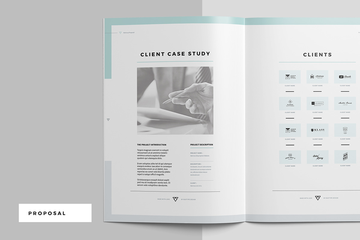 Proposal Pitch Pack, a Brochure Template by Egotype (Photo 5 of 13)