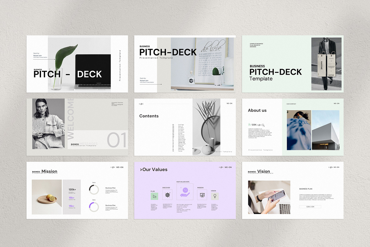 Business Pitch Deck PowerPoint, a Presentation Template by Studio Industry (Photo 5 of 11)