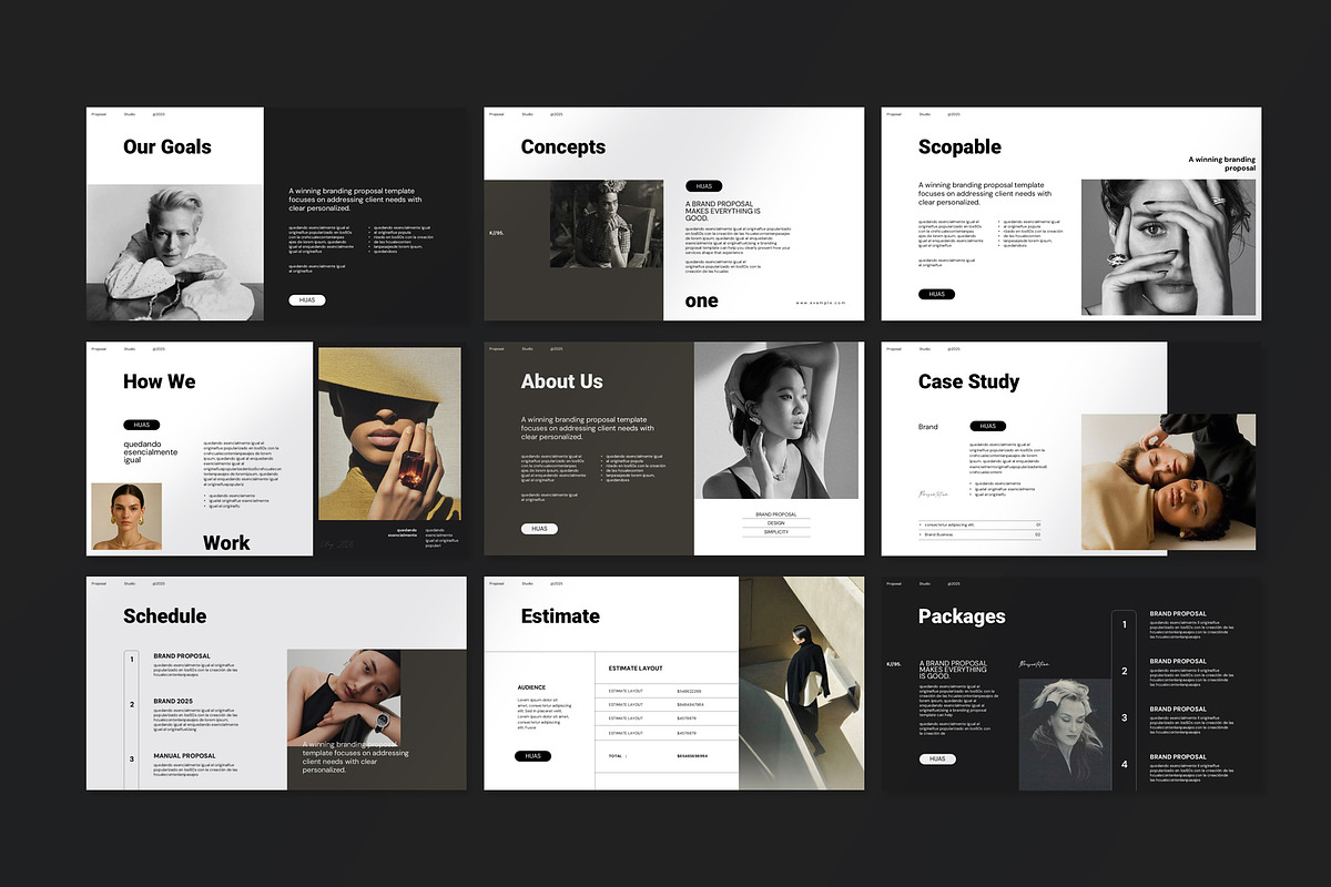 Huas Brand Proposal Presentation, a Presentation Template by Studio Artisan (Photo 11 of 12)