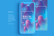 Vibrant Instagram Posts and Stories, a Texture Graphic by Polar Vectors (Thumbnail 11 of 14)