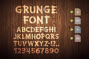 Grunge Letters and Numbers, a Symbol Font by Voysla's Shop (Thumbnail 3 of 3)