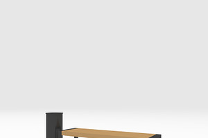 3D Model Bench Park 46