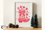 Pink Girly Xmas Sublimation Clipart, a Graphic by FatCat_Design (Thumbnail 5 of 7)