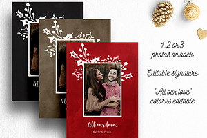 Christmas Card Psd Template 13