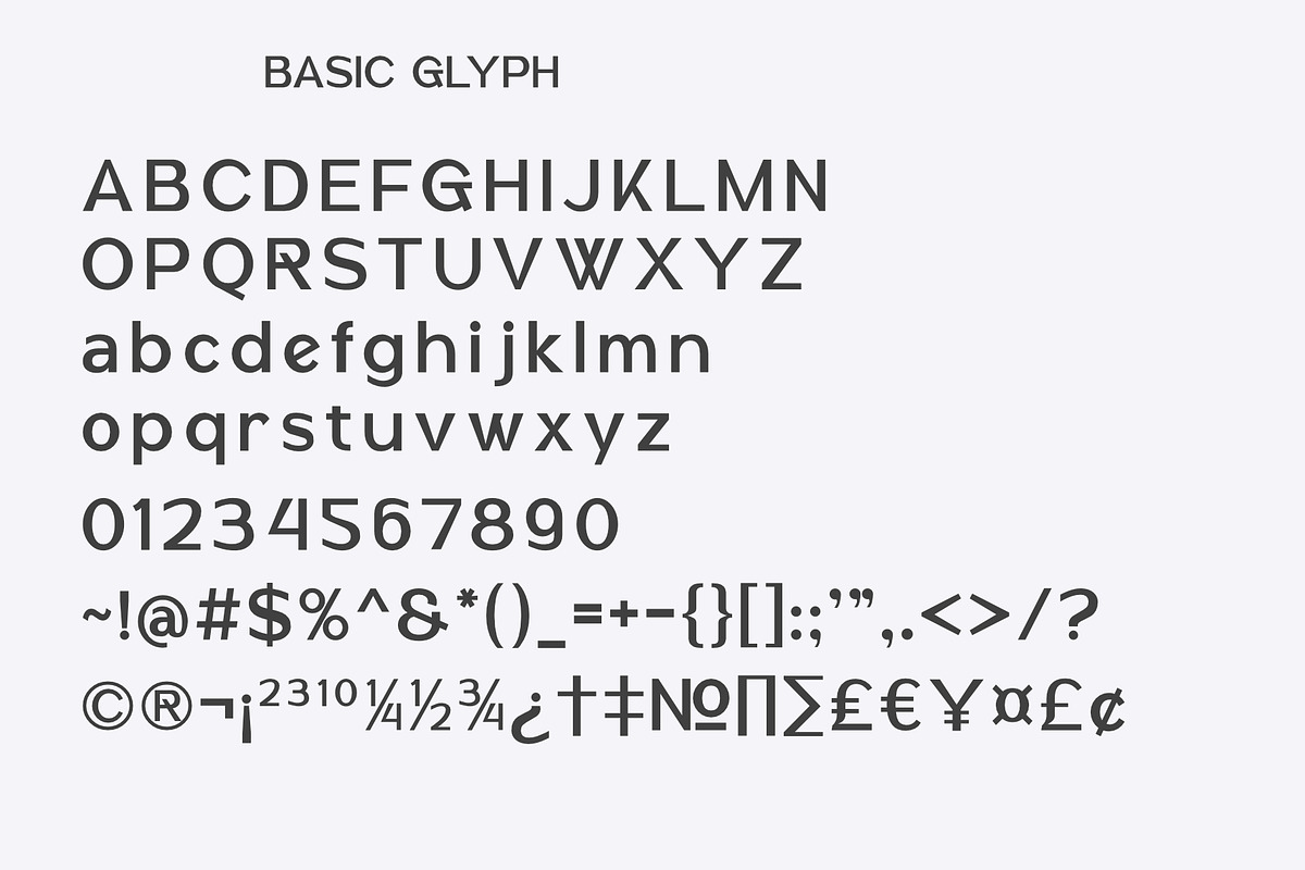 Rabsur - Modern Ligatures Sans, a Sans Serif Font by Sealoung (Photo 7 of 11)