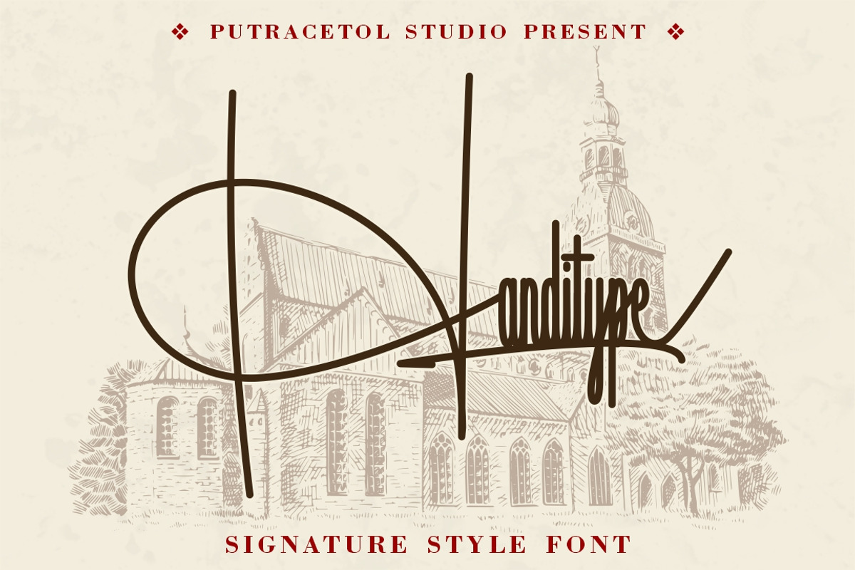 Handitype - Signature Style Font