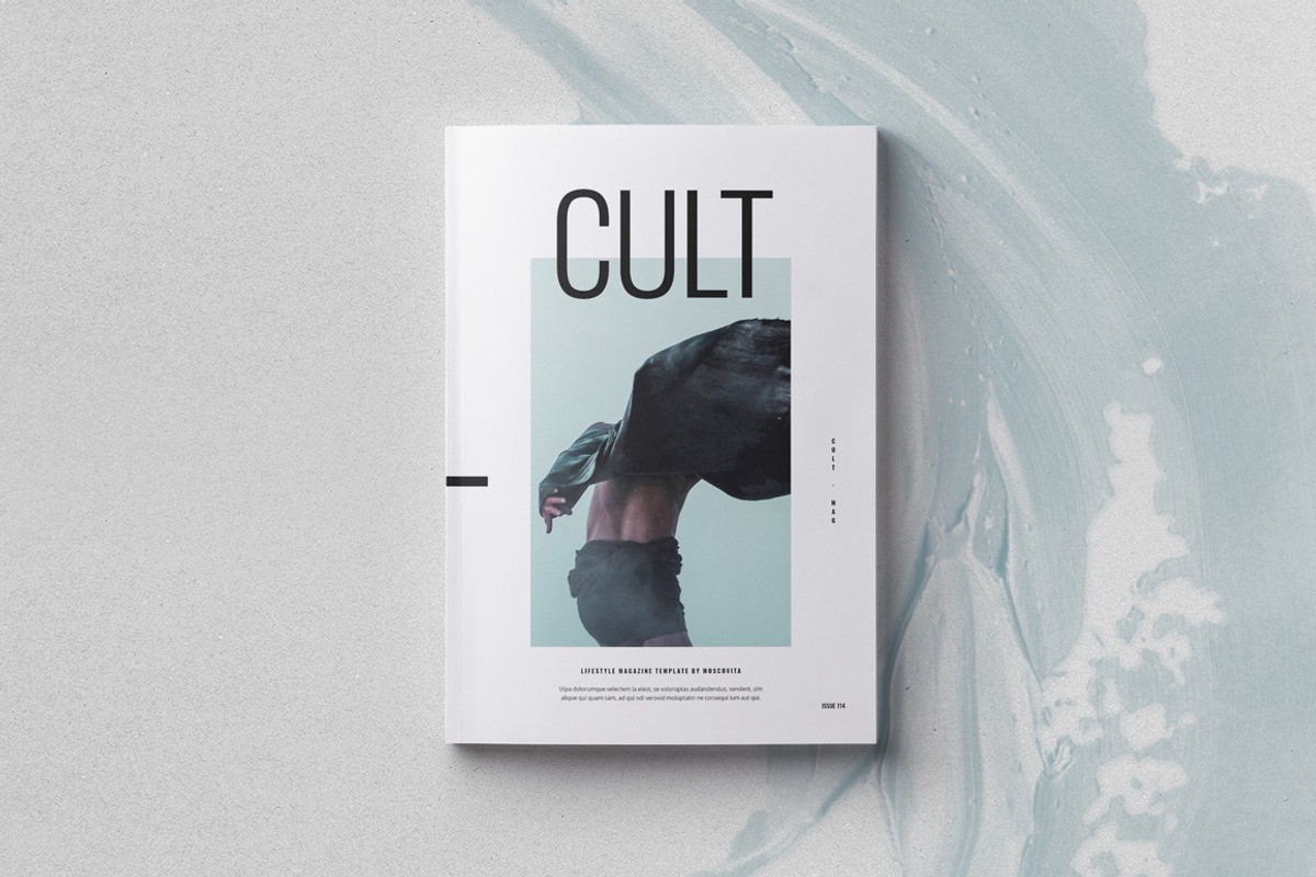 Cult Magazine, a Magazine Template by Moscovita Studio (Photo 1 of 14)