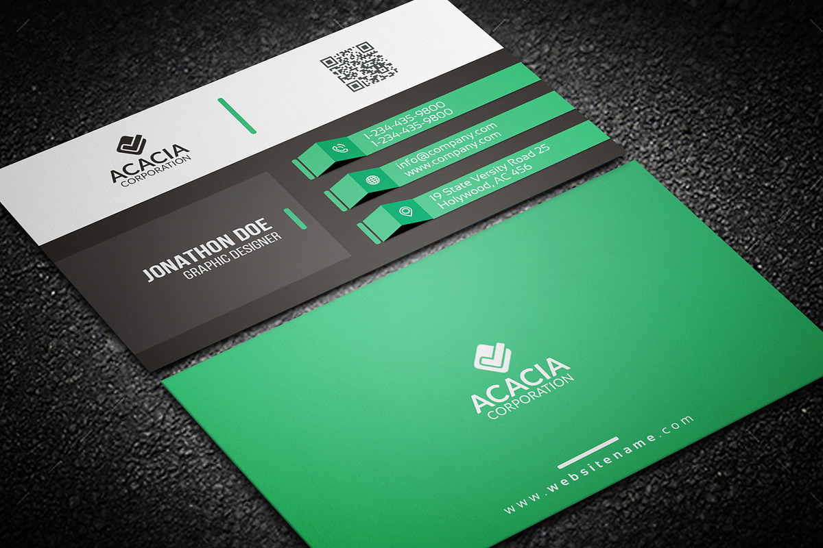 Elegant Business Card (UPDATED), a Business Card Template by DesignGhar (Photo 6 of 7)